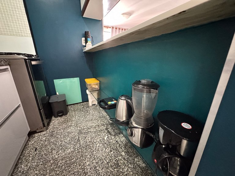 Flat Atlântico Meireles 2Q 6P Vista Mar by Escala