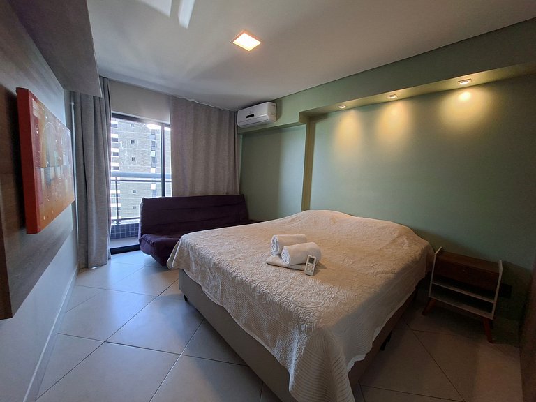 Apto Vista Mar Landscape Meireles 4p