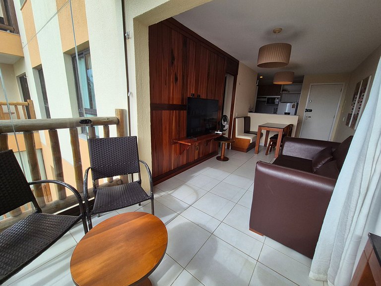 Flat no VG Sun Cumbuco com vista mar wifi e vaga