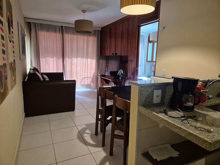 Apartment at VG Sun Cumbuco with sea view, wifi, and parking