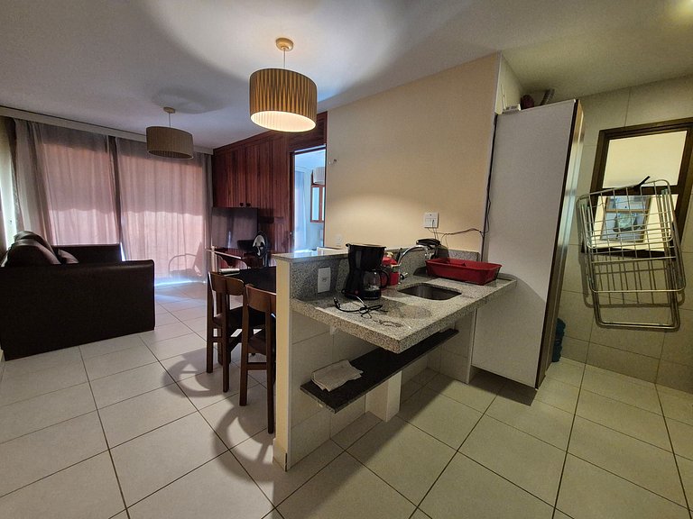 Apartment at VG Sun Cumbuco with sea view, wifi, and parking