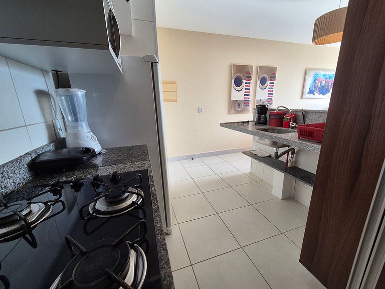 Apartment at VG Sun Cumbuco with sea view, wifi, and parking