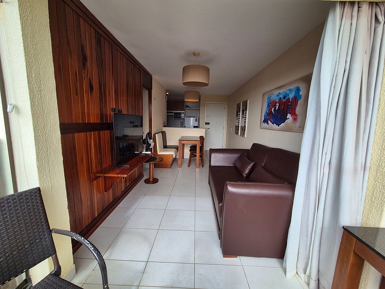 Apartment at VG Sun Cumbuco with sea view, wifi, and parking