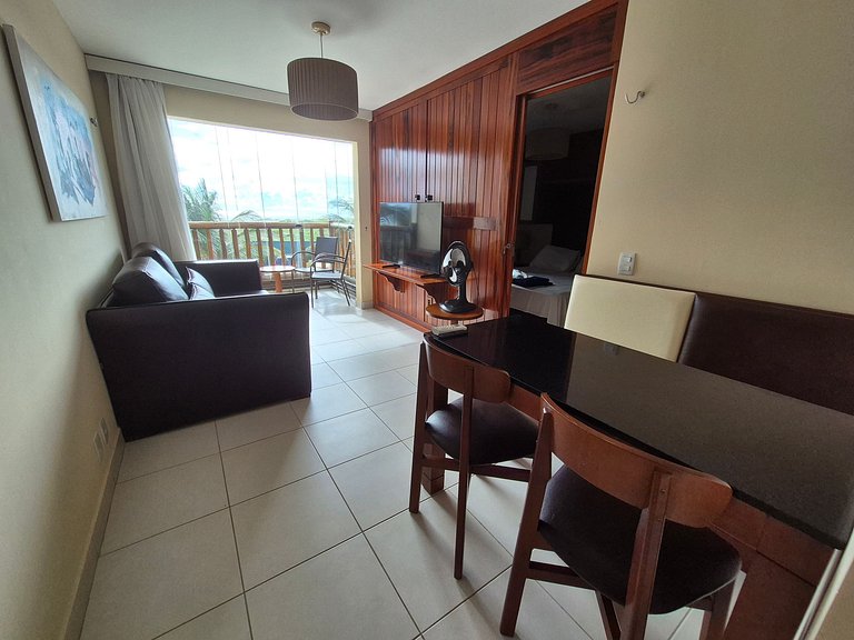 Apartment at VG Sun Cumbuco with sea view, wifi, and parking