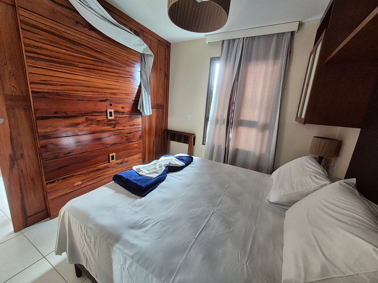 Apartamento en VG Sun Cumbuco con vista al mar wifi y estaci