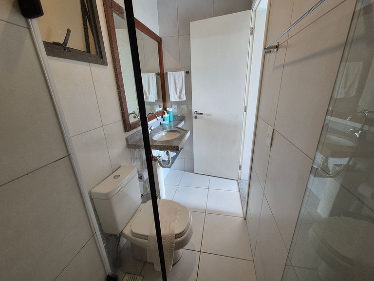 Apartamento en VG Sun Cumbuco con vista al mar wifi y estaci