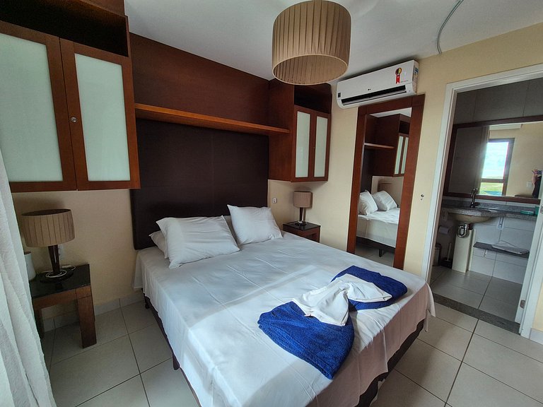 Flat no VG Sun Cumbuco com vista mar wifi e vaga