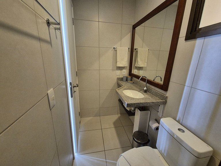 Studio at VG Sun Cumbuco with balcony and sea view