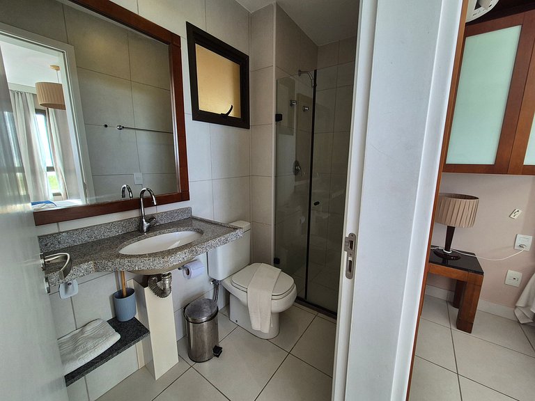 Studio at VG Sun Cumbuco with balcony and sea view