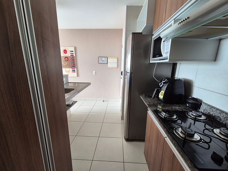 Studio at VG Sun Cumbuco with balcony and sea view