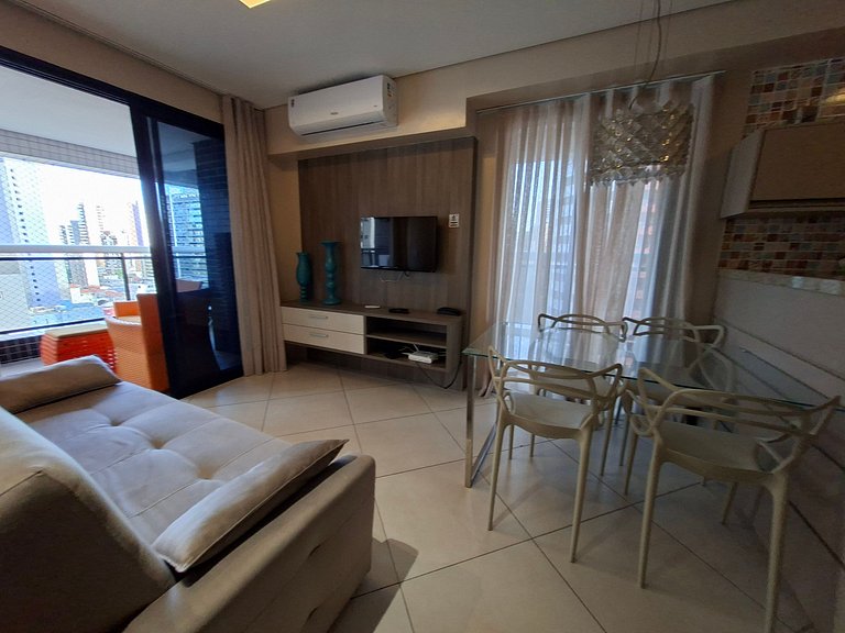 Apartamento de lujo con vista al mar en Beira Mar