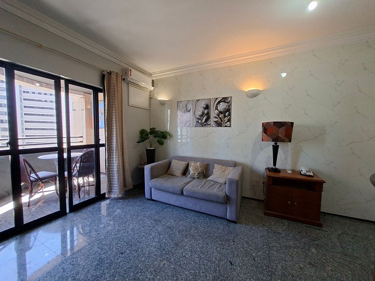Saint Martin Flat c/ Vista Mar, Wifi e Varanda
