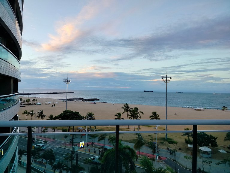 2 Quartos Vista Mar na Beira Mar