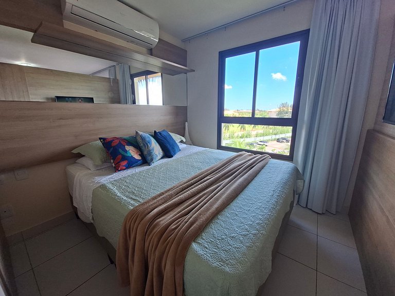 Apartamento VG Sun 4 pessoas vista mar e piscina