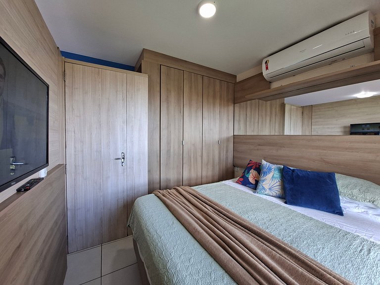 Apartamento VG Sun 4 pessoas vista mar e piscina