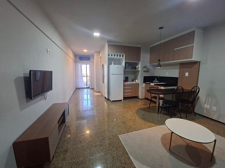 Apartamento Vista al Mar Brasil Tropical Meireles 4 personas