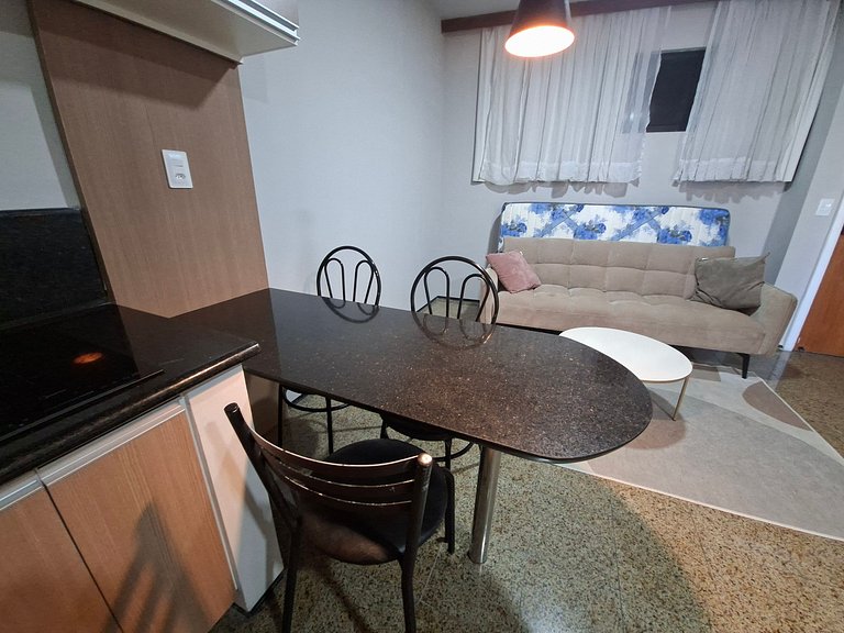 Apartamento Vista al Mar Brasil Tropical Meireles 4 personas