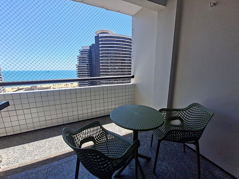Apt Meireles Vista Mar 4p | Vaga | WiFi