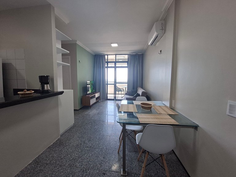 Apt Meireles Vista Mar 4p | Vaga | WiFi