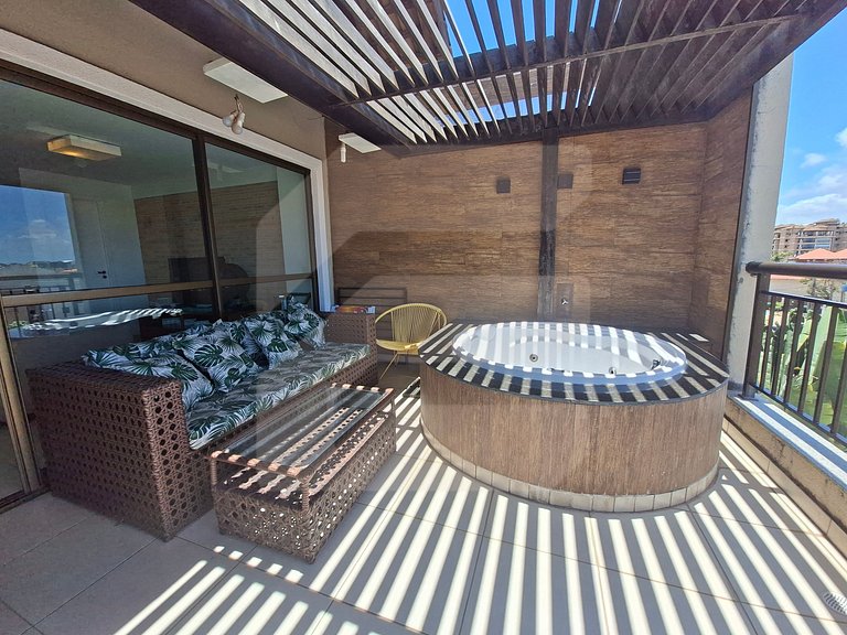 Cobertura Mediterránea Jacuzzi Parrilla
